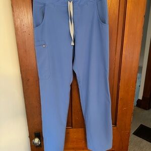 Figs Ceil Blue Cargo Scrub Pants